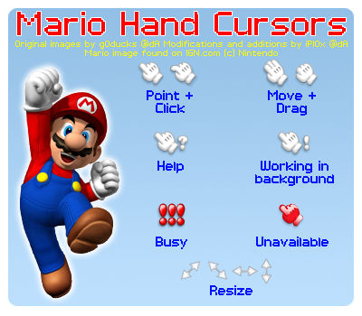 Mario Gant Cursor Pack - Skin Pack for Windows 11 and 10