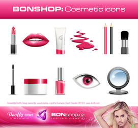 BONSHOP free cosmetic icons by DOOFFY Design