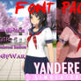 Yandere Simulator - Font Pack