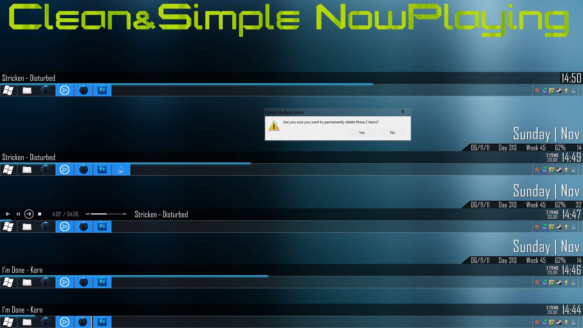 CleanSimple NowPlaying 2.0 by TriggerSpasm on DeviantArt