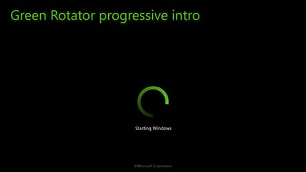 Green Rotator progressive intro