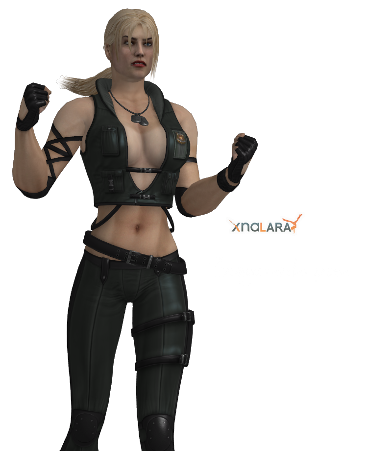 Sonya Blade render pose