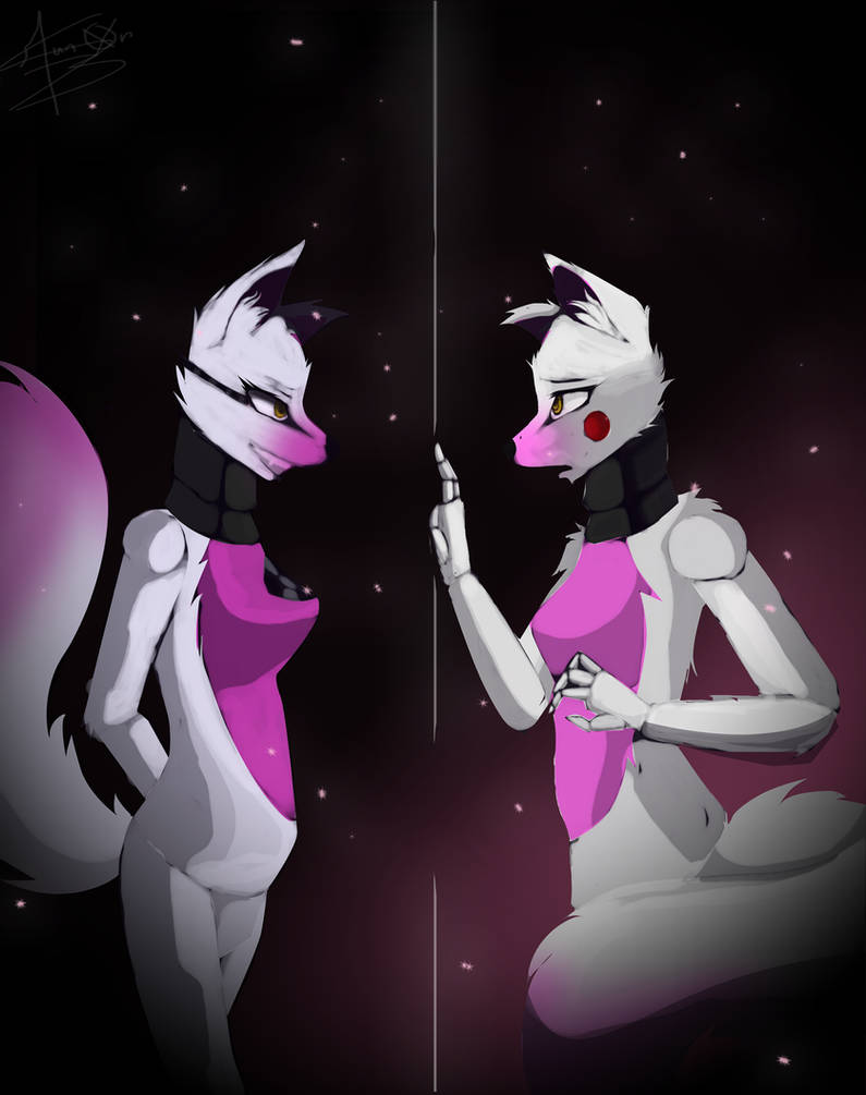 Mangle And Fun Time Foxy Fnaf Sister Location by Lyunnala on DeviantArt