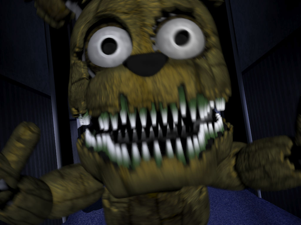 Five Nights At Freddy S 4 Nightmare Plushtrap Jumpscare Youtube