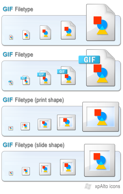 xpAlto GIF Filetype Icons