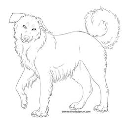 Free Dog Lineart (png+paint update)