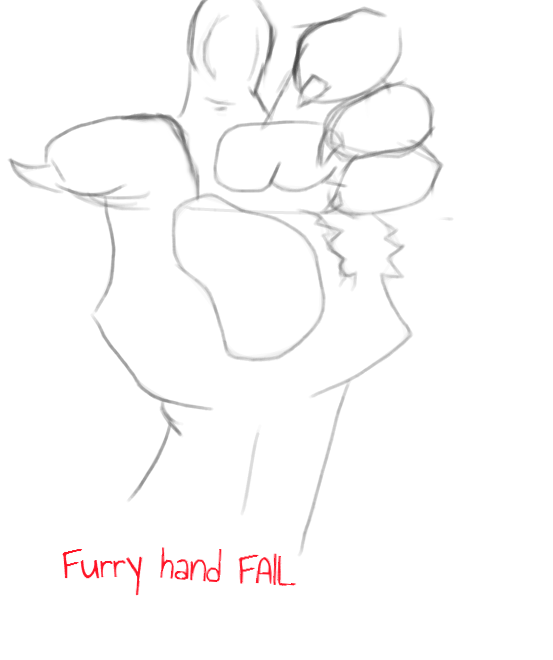 Furry Hand by SmileyCatMmmmangos on DeviantArt