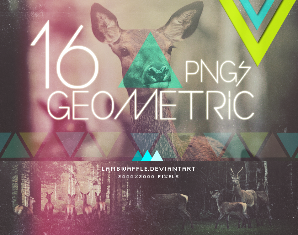 Geometric PNGs