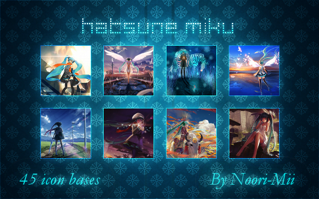 Hatsune Miku: Icon-bases Pack