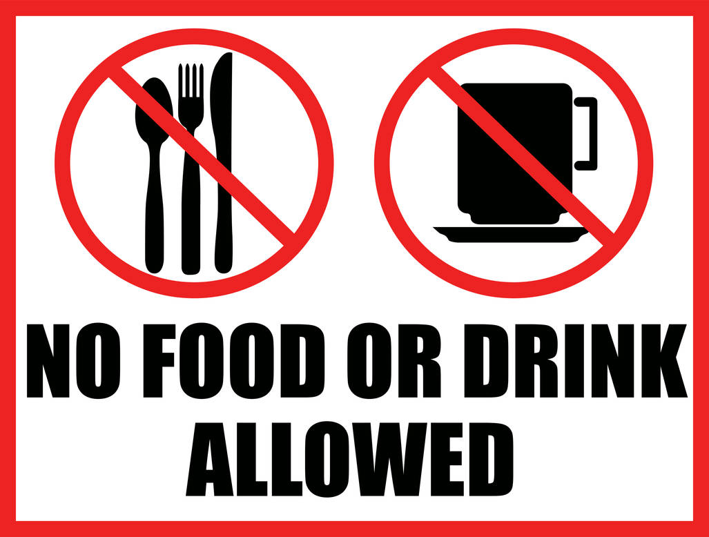 Property is not allowed. Знак запрета еды и напитков. С едой и напитками не входить табличка. Плакат запрет. Запрещено есть.