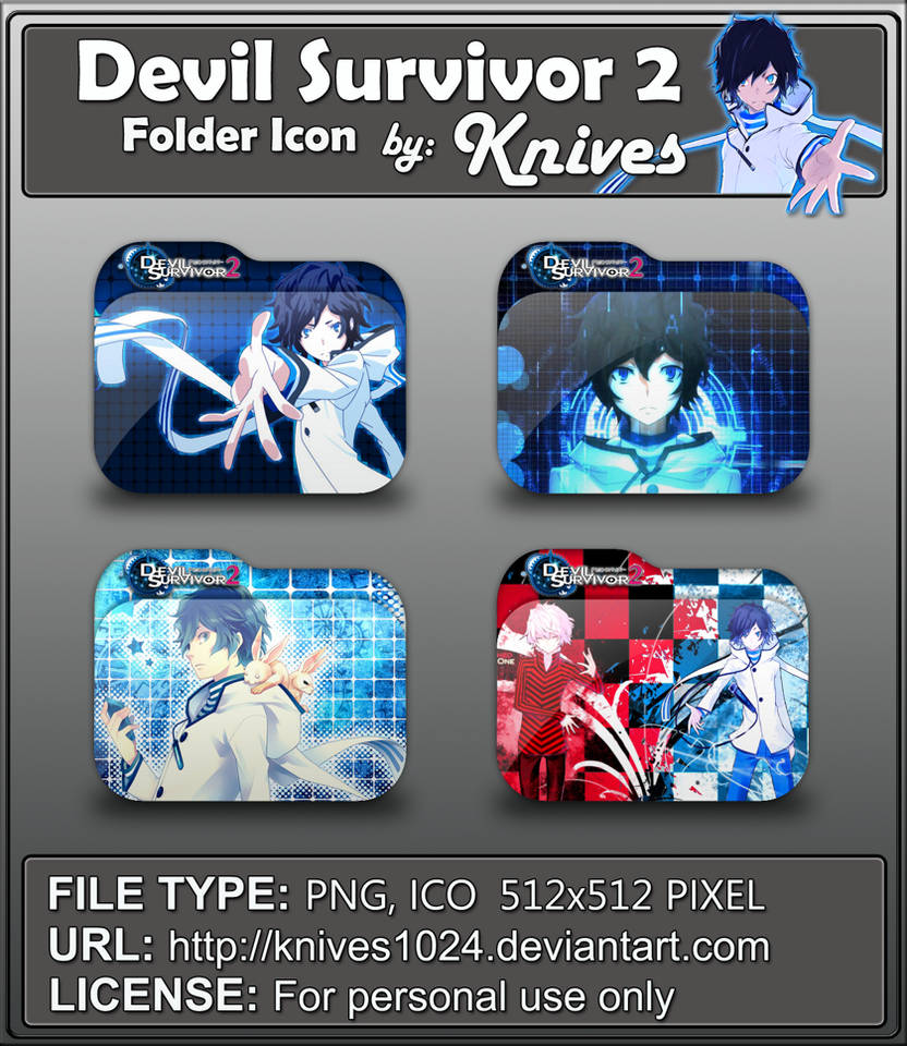 Devil Survivor 2 Anime Folder Icon by Knives by knives1024 on DeviantArt