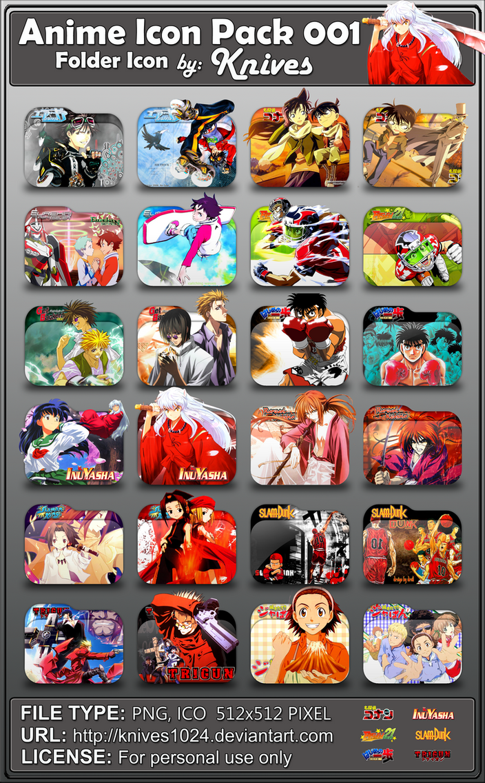 Anime Icon Folder on FolderIcons - DeviantArt