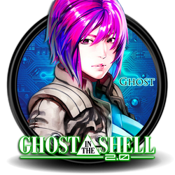 Ghost in the Shell Circle Icon by Knives