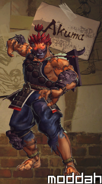 SFTK PC Akuma Alt. Costume backport from xbox360