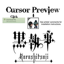 Ciel+Sebastian Animated Cursor