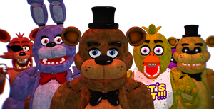 Fnaf 1 Pack Remastered MMD DL