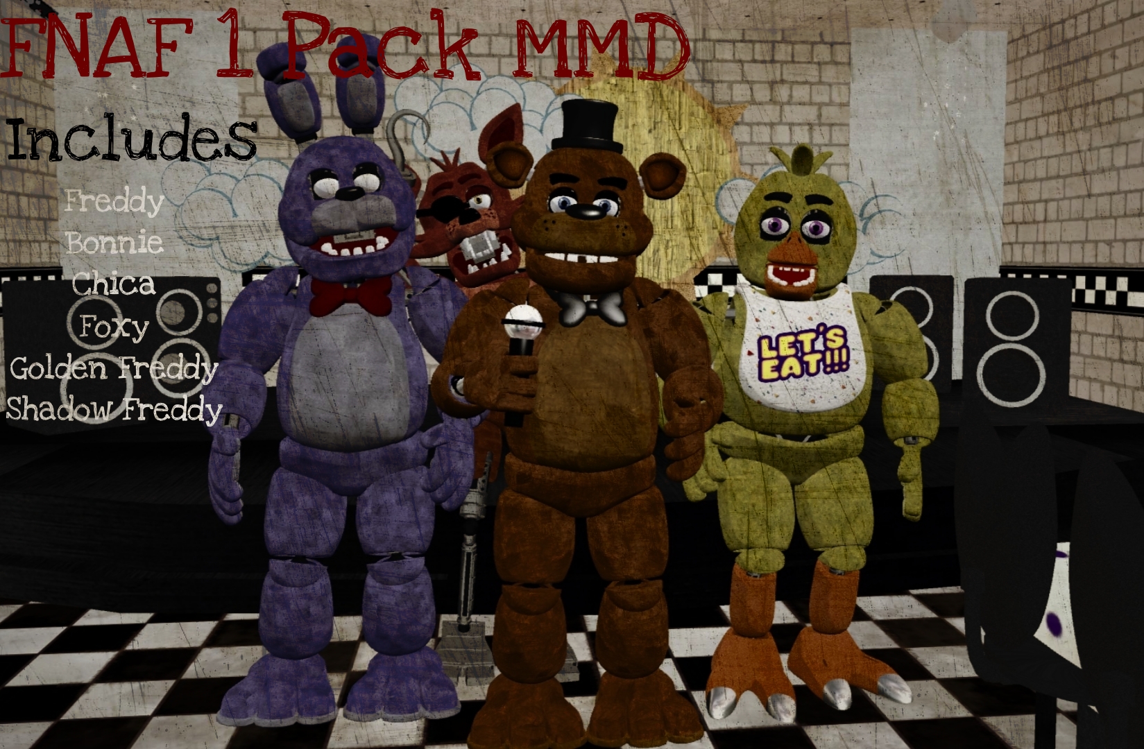 MMD] FNAF 1 DOWNLOAD by MijumaruNr1 on DeviantArt