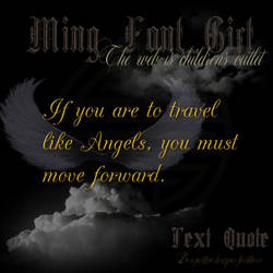 Ming Font Gift Angels