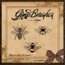 GIMP Brushes |Three Bumble Bee's