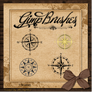 GIMP Brushes | Compass Rose Brushes