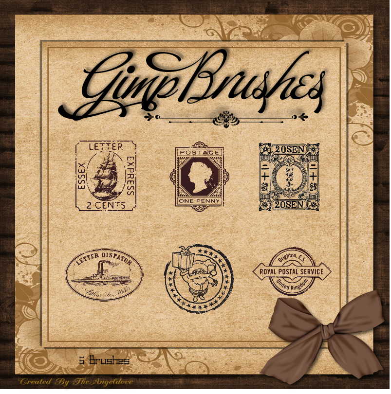 GIMP Brushes | Stamp Brushes