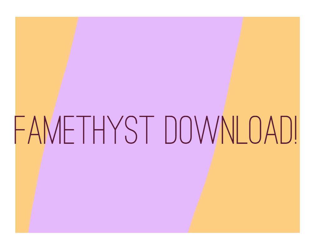 [MMD Model DOWNLOAD] The Famethyst 1.01