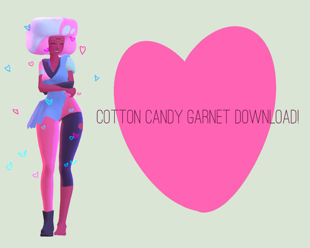 [MMD Model DOWNLOAD] Cotton Candy Garnet by AquamarinePeridot on DeviantArt
