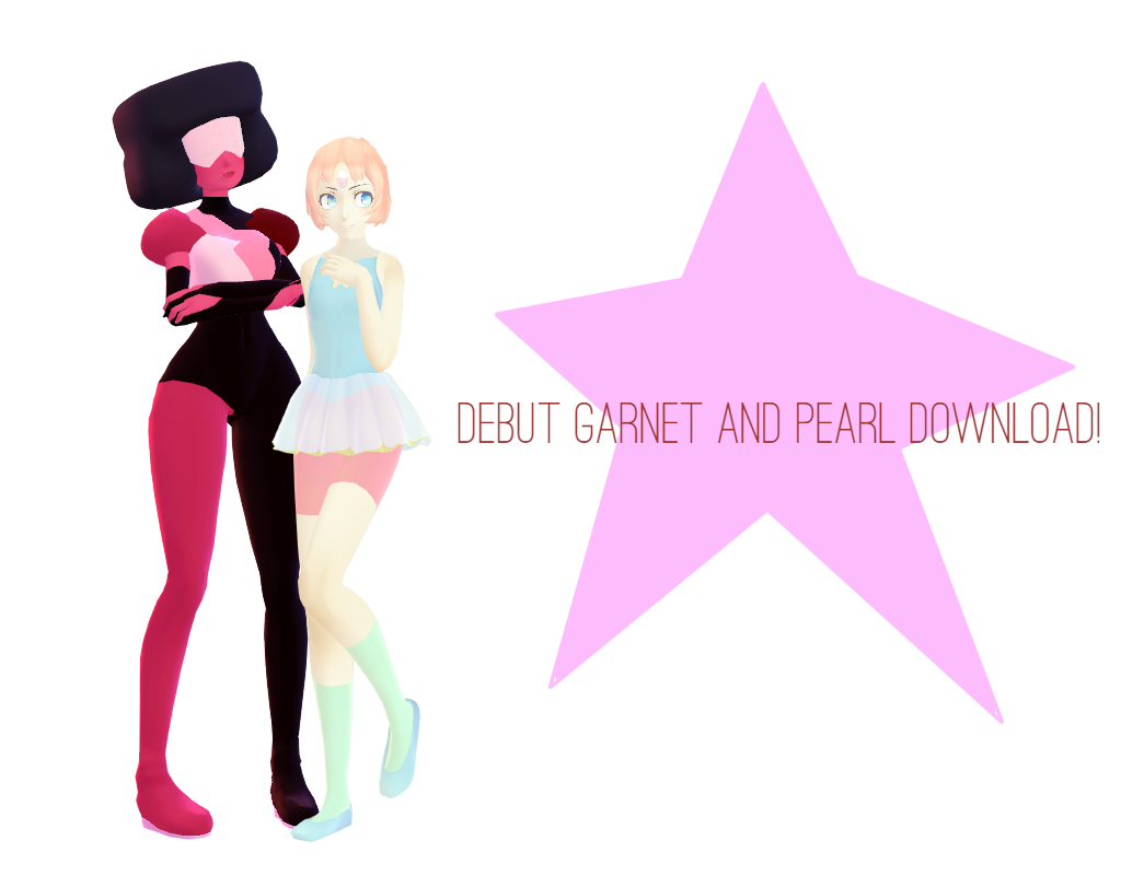 [MMD Model DOWNLOAD] Debut Garnet and Pearl by AquamarinePeridot on ...