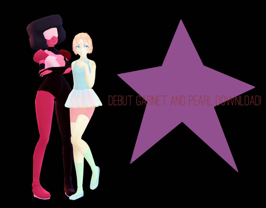 [MMD Model DOWNLOAD] Debut Garnet and Pearl by AquamarinePeridot on ...