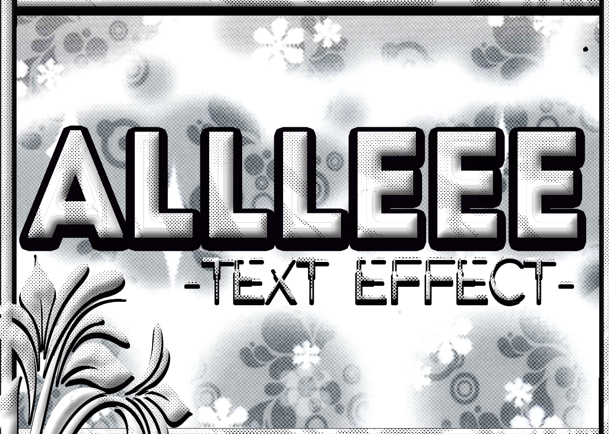 OMG text effect