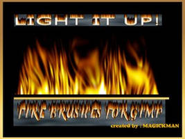 Fire Brushes For Gimp