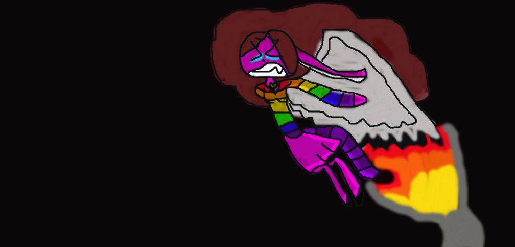 rainbow cutie is on fire by Kay-kaycomic on DeviantArt