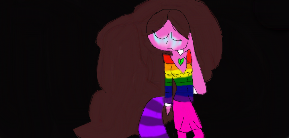 depressed rainbow cutie by Kay-kaycomic on DeviantArt