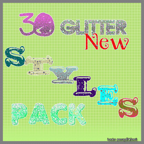 30 Glitter Styles (New) by LuuluPacEditions on DeviantArt
