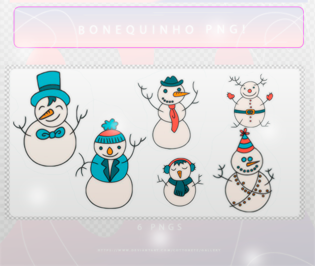 PACK Bonequinho!04 by Cottonete on DeviantArt