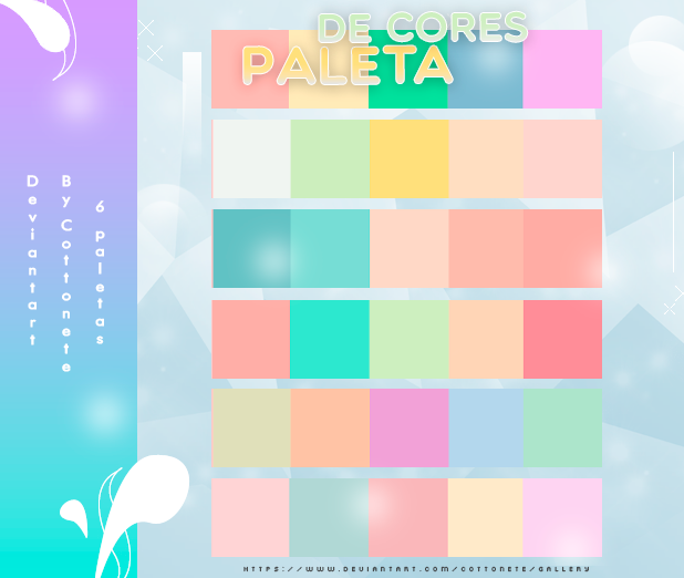 Color Palettes #10 by Cottonete on DeviantArt