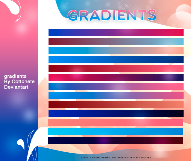 GRADIENTS // 09 by Cottonete on DeviantArt