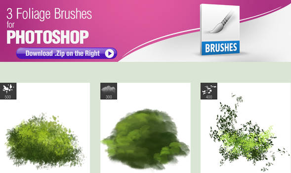 3 Foliage Brushes