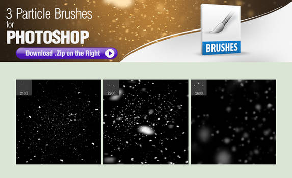 3 Particle Brushes for Photoshop