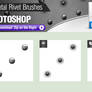 3 Metal Rivet Brushes for Photoshop