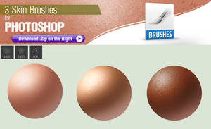 3 Photoshop Brushes for Painting Skin