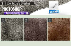 3 Photoshop Brushes for Painting Hippo Skin