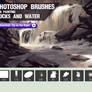 Photoshop Brushes for Painting Rocks and Water