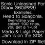 Sonic Unleashed (Xbox 360/PS3) Font