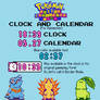 Pokemon Puzzle Challenge Clock and Calendar (RM)