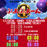Puyo Puyo 4 Clock and Calendar (For Rainmeter)