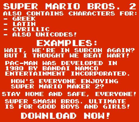 Super Mario Bros. 2 PT-BR 16-bit Logo by BMatSantos on DeviantArt