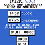 Mac OS Clock and Calendar (For Rainmeter)