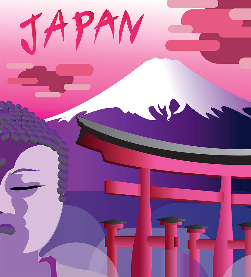 Japan Travel Poster by Wolfknight90 on DeviantArt