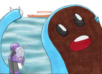 Pokemon Rainbow. NPC trade Diglett to Goomy